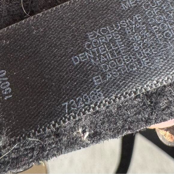 NATORI / black Geo Icon Sweetheart Contour bra / 36DD - Picture 6 of 7